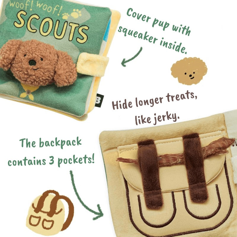 “WOOF!WOOF! SCOUTS” BOOK PET TOY