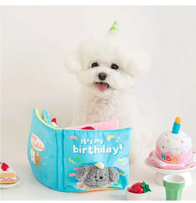 “IT’S MY BIRTHDAY” BOOK PET TOY